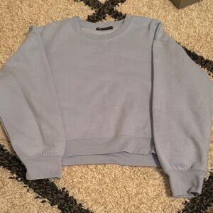 Zara Light Blue Sweatshirt